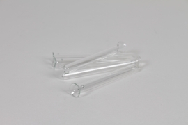 WV-000004 Boîte de 20 tubes en verre D1cm H10cm