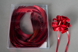 X000RB Box of 30 shiny red ribbon 19mm