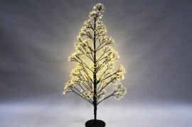 X001D4 Black pine tree 1500LED white warm H150cm