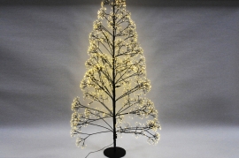 X003D4 Black pine tree 3000 LED white warm H210cm