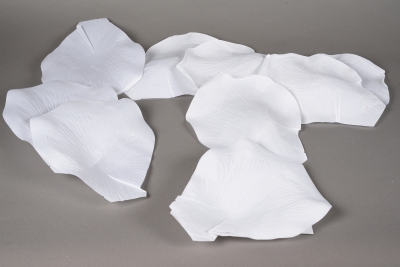 x003fz White rose petals garland D22cm H150cm