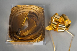 X013ZR Box of 30 gold automatic knots 30mm