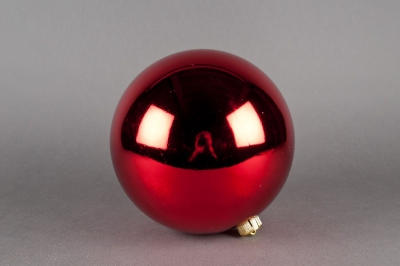 X013ZY Boule en plastique rouge D20cm