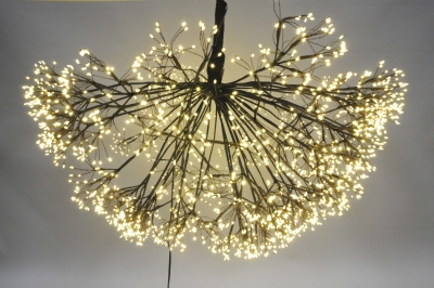X014D4 Boule lumineuse 3750 LED blanc chaud D100cm