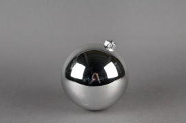 X021ZY Bright plastic ball silver D15cm