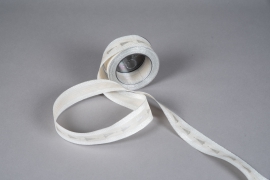 X024QL Ruban sapin champagne 40mm x 15m