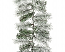 X029KI Frosted pine tree garland L270cm D25cm