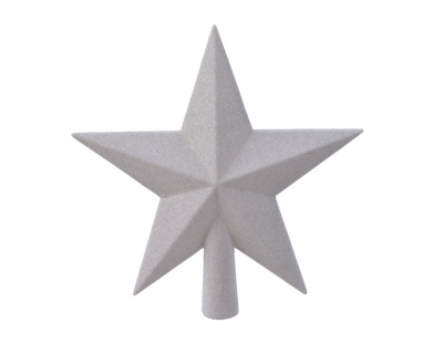 Star glittery white D19cm
