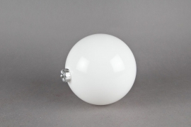 X030ZY Bright plastic ball white D15cm