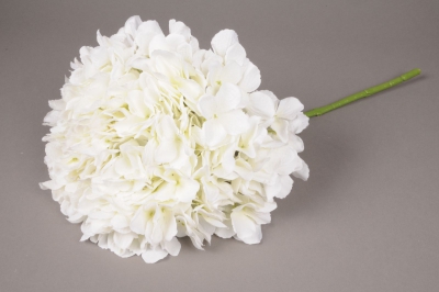 x031jp White artificial hydrangea H45cm