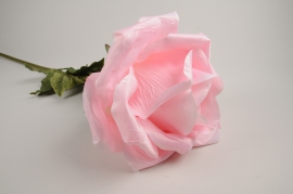 x032fz Rose artificielle rose H105cm