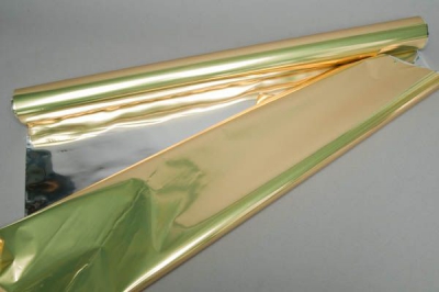 X047QX Metallic paper roll gold 0,70x50m