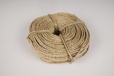 x053lw Corde en jonc de mer naturel D3mm 