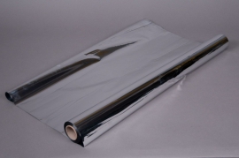 X056QX Metallic paper roll silver 0,70x50m