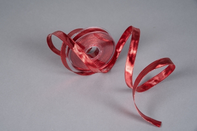 X059UN Reinforced metallic ribbon red 16mmx20m