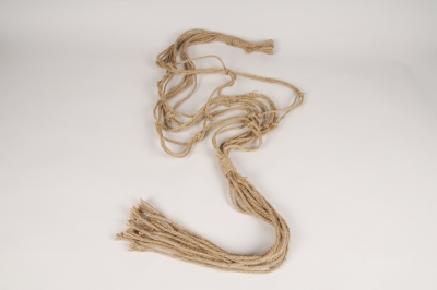 x072ec Natural jute planthanger 168cm