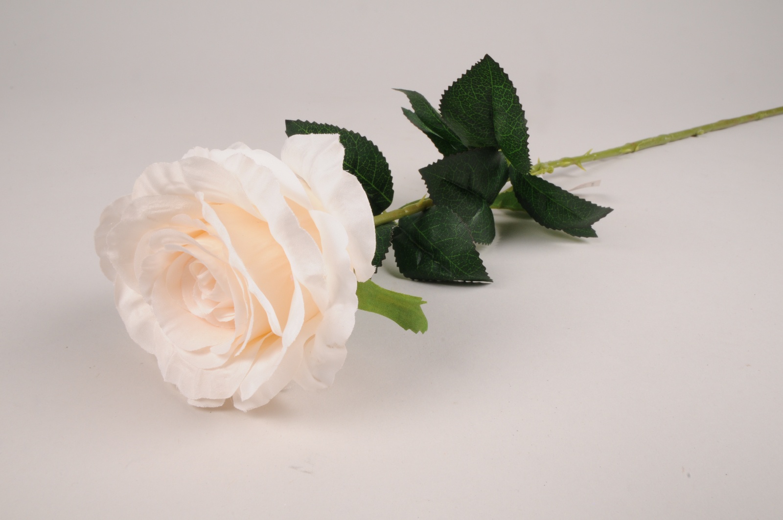 White artificial rose H78cm