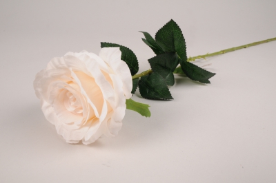 x092am White artificial rose H78cm