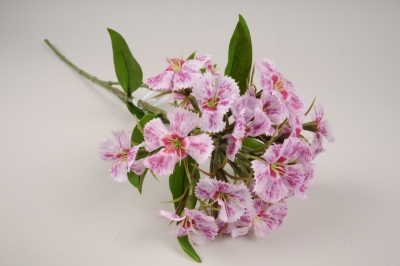 x114am Dianthus artificiel violet H60cm