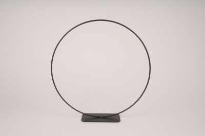 x117ec Cercle m�tal noir D30cm
