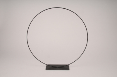 x118ec Cercle m�tal noir D40cm