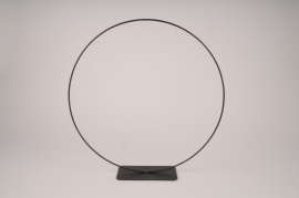 x118ec Cercle métal noir D40cm