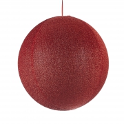 X119DQ Glittery red ball D60cm