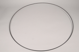 x128ec Cercle en métal noir D100cm