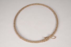 x134ec Natural rope ring D40cm