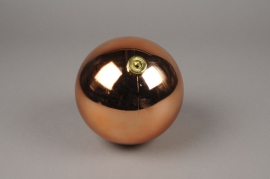 X140ZY Bright plastic ball copper gold D15cm