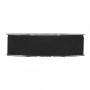 X143UN Black velvet ribbon 25mm x 7m