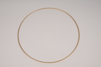 x152ec Cercle en m�tal or D30cm