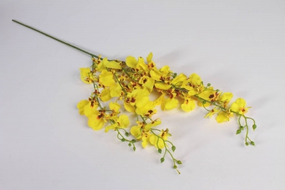x162am Oncidium artificiel jaune H102cm