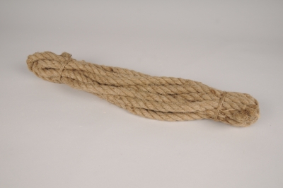 x165wg Corde de jute naturelle 2cm x 6m