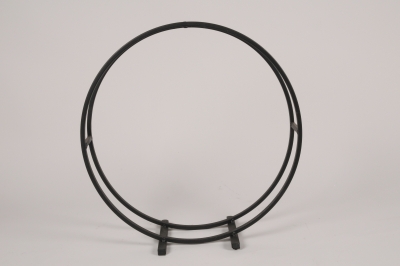 x168ec Structure en m�tal noir D40cm