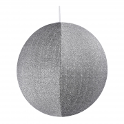 X172DQ Glittery silver ball hanging D60cm