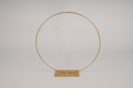 x178ec Cercle en métal or D30cm