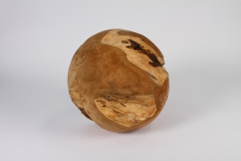 x195wg Decorative teak ball D30cm