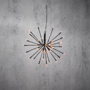 X228DQ Suspended fireworks 42 LED amber D30cm H21cm