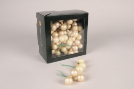 X264X4 Box of 144 champagne glass balls D25mm