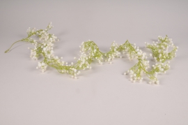 x275fd White artificial gypsophila garland L170cm