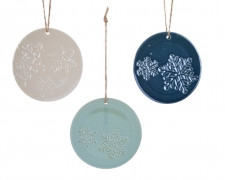 X280KI Flat ball in ceramic assorted D9cm