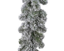 X297KI Artificial Christmas snow-covered tree garland D30cm H270cm