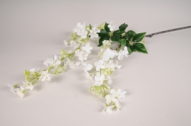 x307ee Hortensia artificiel blanc H122cm