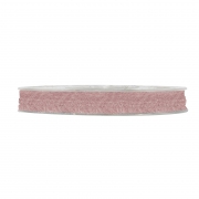 X350UN Pink woolen ribbon 6mm x 10m