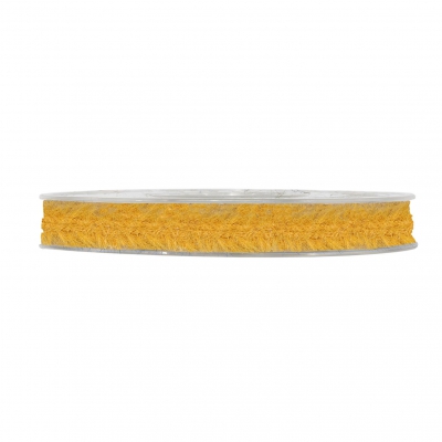 X351UN Ruban en laine moutarde 6mm x 10m