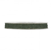 X353UN Green woolen ribbon 6mm x 10m