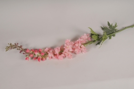 x388ee Pink artificial delphinium H132cm