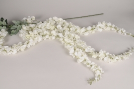 x396am White artificial wisteria L195cm
