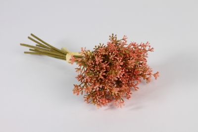 x396fd Lilas sauvage artificiel rose H32cm